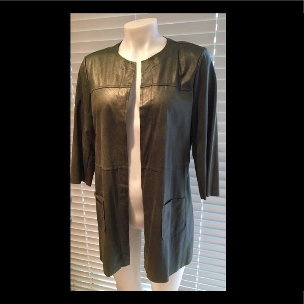 Green Italian Jacket - So Flattering!